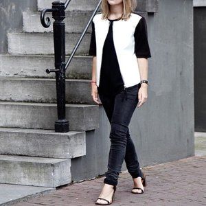 New Marni x H&M WHite Patent Leather Jacket